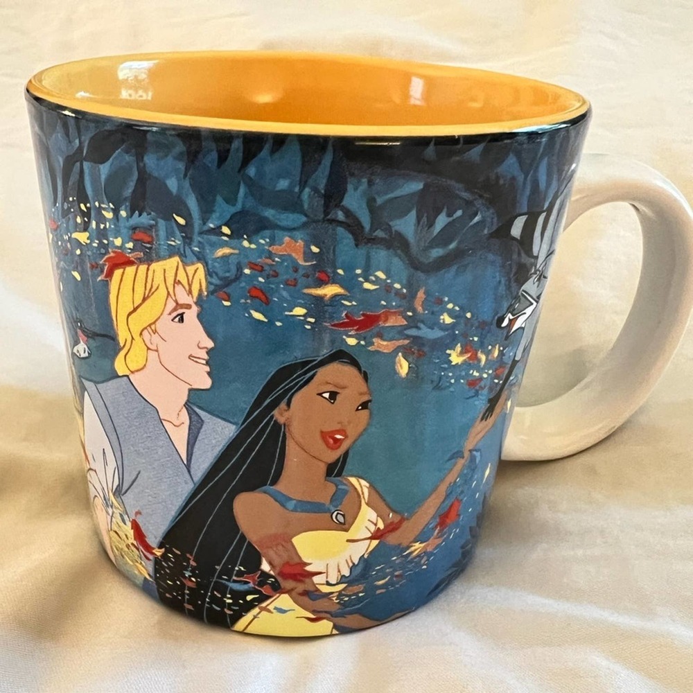 Vintage Pocahontas Coffee Mug “Colors of the Wind” Disney Pocahontas Mug